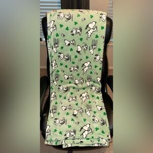 PEANUTS Berkshire blanket & home co. St. Patrick’s Day theme blanket